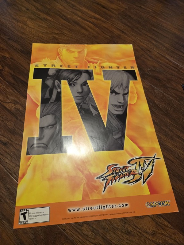 Street Fighter IV 11x17 Original Video Game Poster