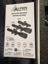 👀 Alpen Apex Rifle Scope 4.5-27x50