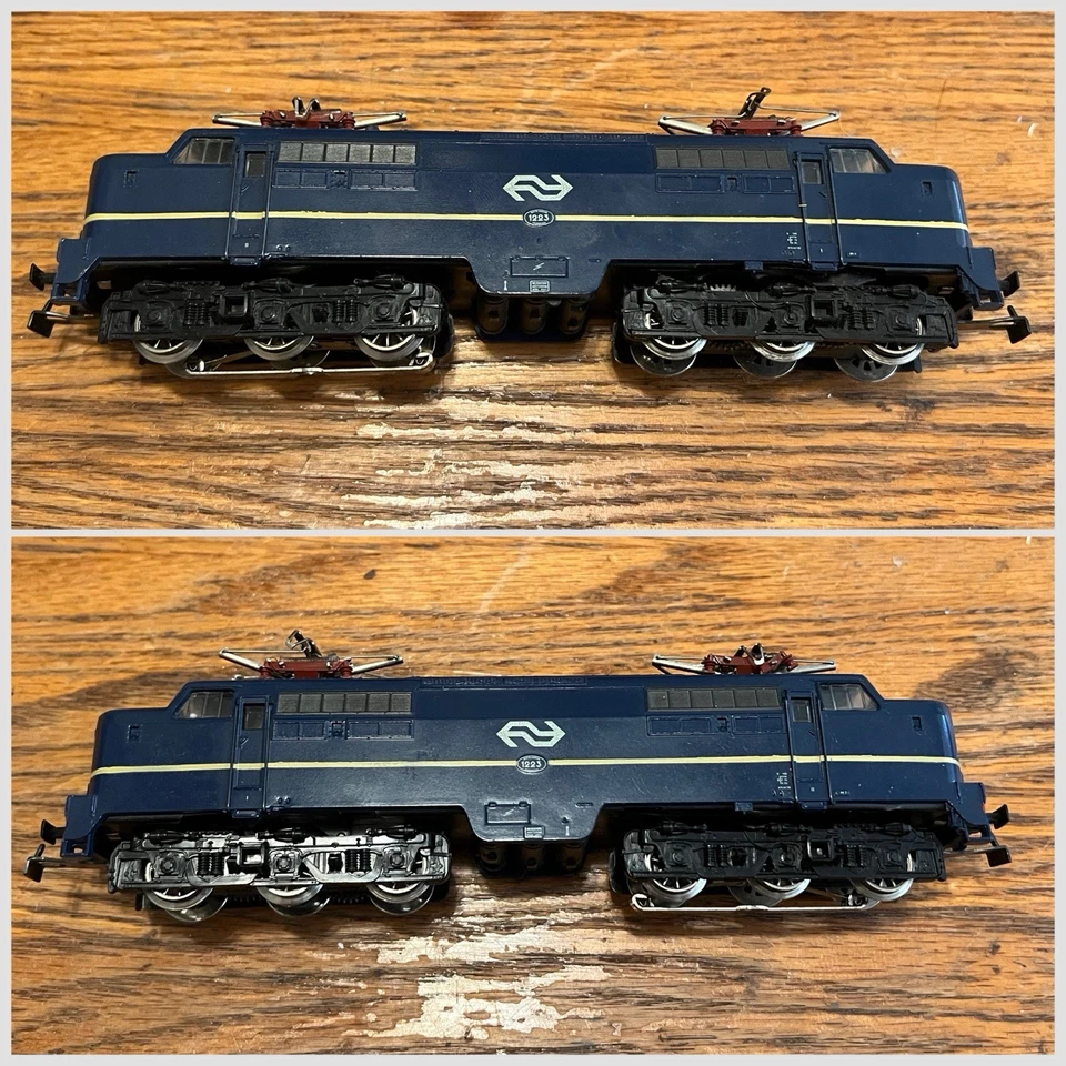 Märklin 3051 HO Electric Locomotive Royal Dutch Blue wBox - Image 2 of 4