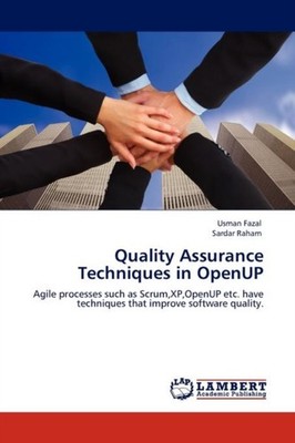 Fazal - Quality Assurance Techniques in Openup - New paperback or soft - X555z