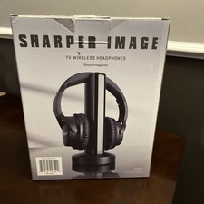Sharper Image TV Wireless Headphones SKU 206077  01