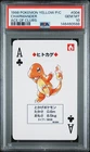 1998 POKEMON YELLOW VERSION PLAYING CARDS ACE OF CLUBS #004 CHARMANDER PSA 10