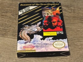 Romance of the Three Kingdoms Nintendo Nes Complete CIB Authentic Good Shape