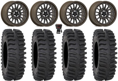 Valor V14 15'' Wheels Root Beer 33'' XT400 Tires Can-Am Renegade Outlander