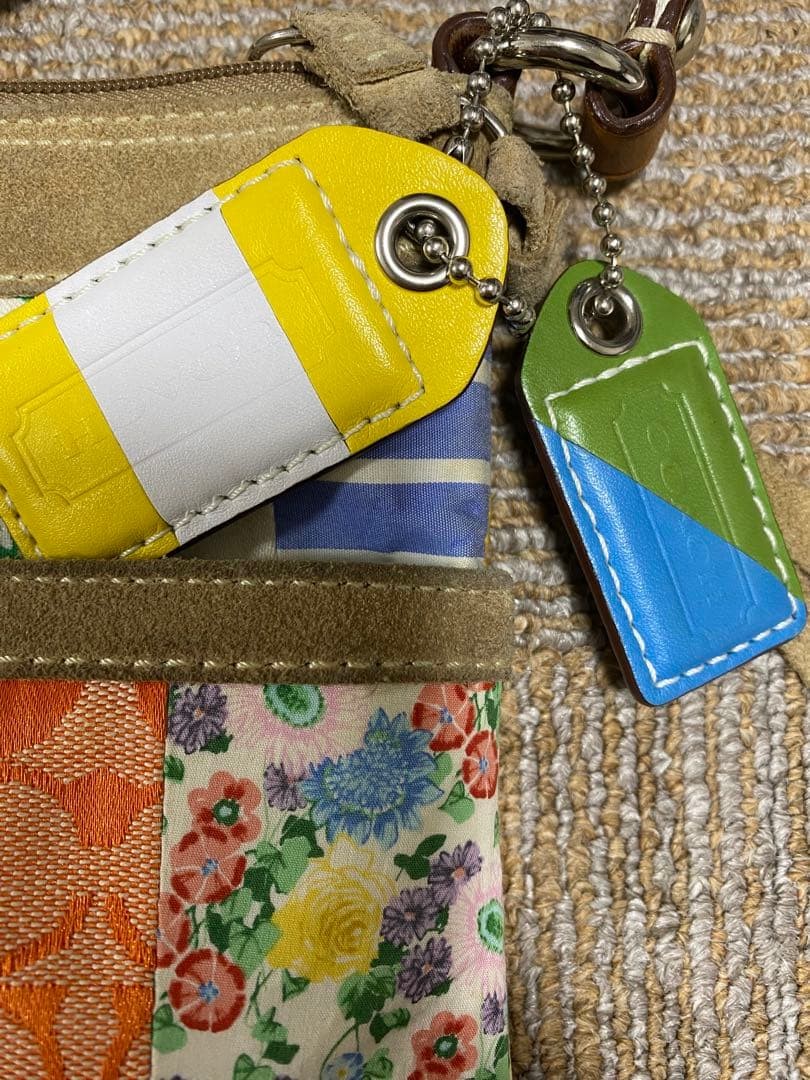 COACH Patchwork Design Shoulder Bag - image 4