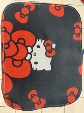 Hello Kitty Universal Car Mats. 2 For Front And 2 For Back Black Red White