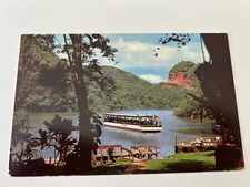 Smith's Motor Boat Fern Grotto Wailua River Kauai Hawaii Postcard