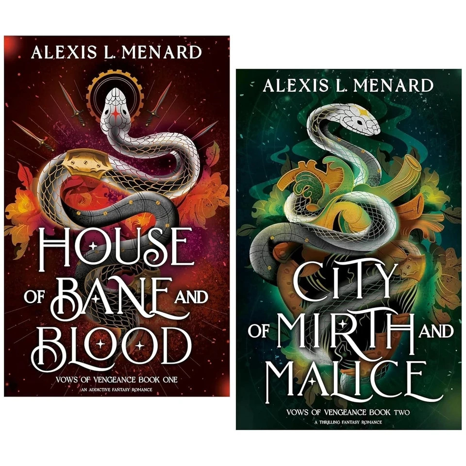 Vows of Vengeance Series By Alexis L. Menard 2 Books Collection Set City of Mirt - Image 2