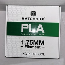 HATCHBOX PLA 1.75 mm 3D Printer Filament in Black Trueblack 1kg Spool Fast Ship