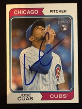 2023 Topps Heritage High Number Jose Cuas Signed Rookie Card 553 Cubs Autograph