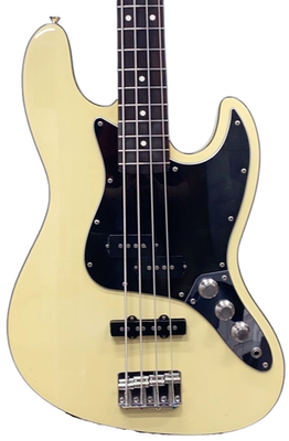 【美品】Fender Japan Aerdyn J Bass AJB-65 Fender Japan Aerodyne Jazz Bass AJB P/J Vintage White Made in
