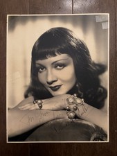 Original Claudette Colbert Signed Photo Sign Of The Cross Cleopatra Otto Dyar 