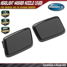 Left and Right Headlight Washer Nozzle Cover for Genesis G80 DH Hyundai Genesis