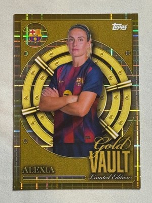 2025-26 Topps FC Barcelona Collector Tin Gold Vault Limited Edition Alexia #GV-2