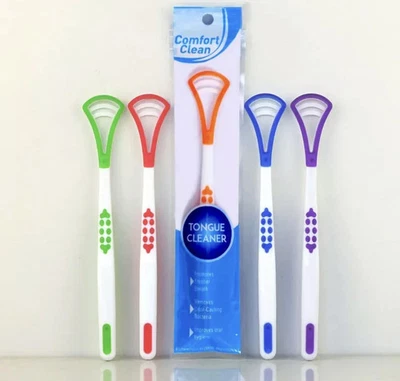 NEXT BUY Soft Tongue scraper cleaner brush handle floss tounge cure bacteria fresh breath