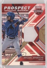 2018 Panini Elite Extra Edition Prospect Materials Red 29/49 Miguel Aparicio hg6