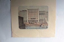 Lithograph Geneva The Grand Quay 1841 for Patek Philippe (66016)