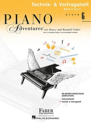 Piano Adventures: Technik- & Vortragsheft Stufe 6 | Nancy Faber_Randall Faber
