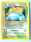 POKEMON VINTAGE BASE SET VENUSAUR 15/102 HOLO RARE LIGHT PLAY NICE UNGRADED CARD