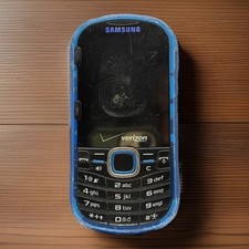 Samsung Intensity II SCH-U460 - Verizon Slide Phone Blue - No Battery