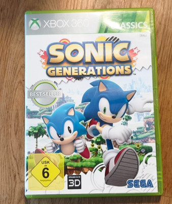 Sonic Generations (Microsoft Xbox 360, 2014)