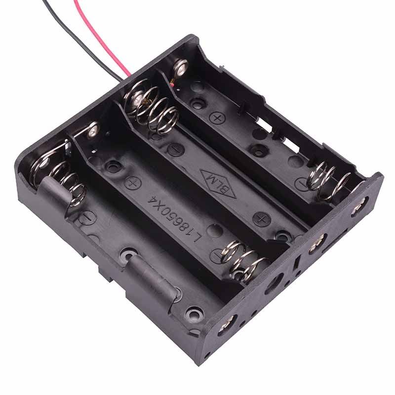 18650 x 4 Battery Holder 150mm Leads