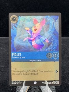 Disney Lorcana Winterspell Piglet - Entranced by Snow #139 Cold Foil