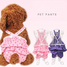 Anti-Harassment Pet Menstrual Period Diapers Shorts Puppy Physiological Pants  