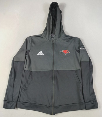UIW Cardinals Jacket Womens Medium Gray NCAA Baseball Adidas Dugout Club