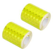 Reflective Tape 2Pack 2 inx10 FT Waterproof Safety Tape Fluorescent Yellow