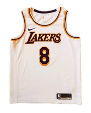Nike Kobe Bryant Los Angeles Lakers Swingman Jersey LA NBA Mamba #8 weiß L 48