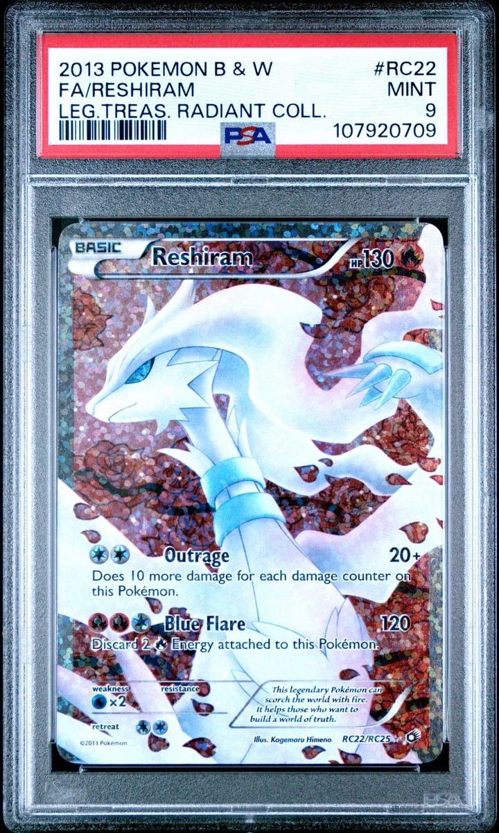 Reshiram RC22/RC25 Legendary Treasures: Radiant Collection for
