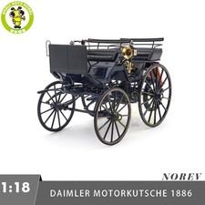 1/18 Daimler Benz Motorkutsche 1886 Norev 183700 Dark Blue Diecast Model Car