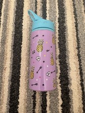 Polar Gear Pineapple Aluminium 600ml Water Bottle Used Handel Slightly Damaged