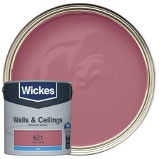Vinyl Matt Emulsion Dusty Rose 621 Interior Wall Ceiling Paint 2.5L Pro Finish 8.40 per litre