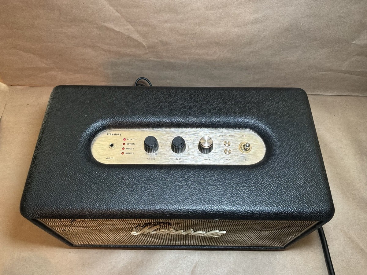 Marshall Stanmore Bluetooth Speaker 203-JN3018 Tested Works *Has