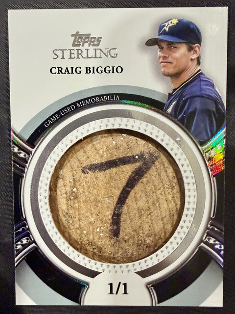 Topps 2023 Sterling Craig Biggio Bat Knob Relic 1/1 Astros BK-CBI