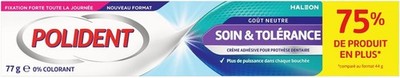 POLIDENT - Care and Tolerance - Hypoallergenic Adhesive Cream (77g x 4)