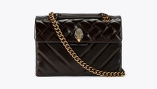 Kurt Geiger Kensington Black Quilted Leather Handbag