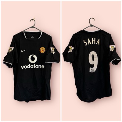 Manchester United Fußballtrikot - 2003 / 2004 - Auswärts - Small - #9 Louis Saha