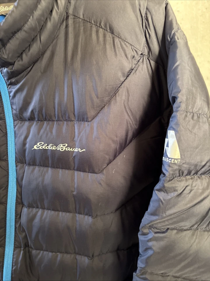 Chaqueta acolchada de plumón de ganso XL Eddie Bauer para hombre First Ascent Stormdown 800 Foto 4 de 4