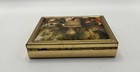 Vintage GT Fragonard Court Garden Scene Padded Compact Pill Box — photo 4