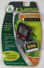 Leap Frog iQuest Social Studies Cartridge Grades 6-8 NEW