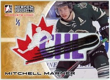 2014-15 In The Game ITG Complete Logo MITCHELL MITCH MARNER CHL London XRC 1/1