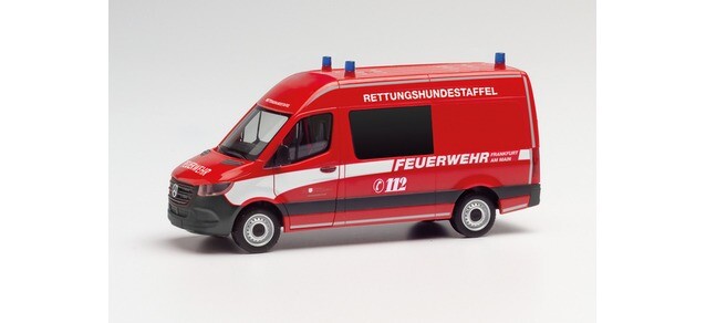 Herpa 096881 - 1/87 Mercedes-Benz Sprinter '18 Minibus 'Rescue Dog Team'