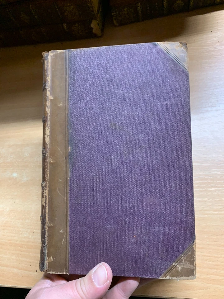 RARE 1845 "THEOLOGICAL WORKS OF WILLIAM BEVERIDGE" VOL 5 ANTIQUE BOOK (P5) - Image 2 of 4