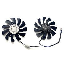 2pcs Replacement Cooling Fan GPU Cooler Fan for MSI GTX1050ti 1050 4GT OC 2G/4G