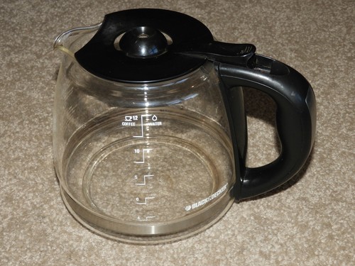 Black Decker 12 Cup Carafe Glass 