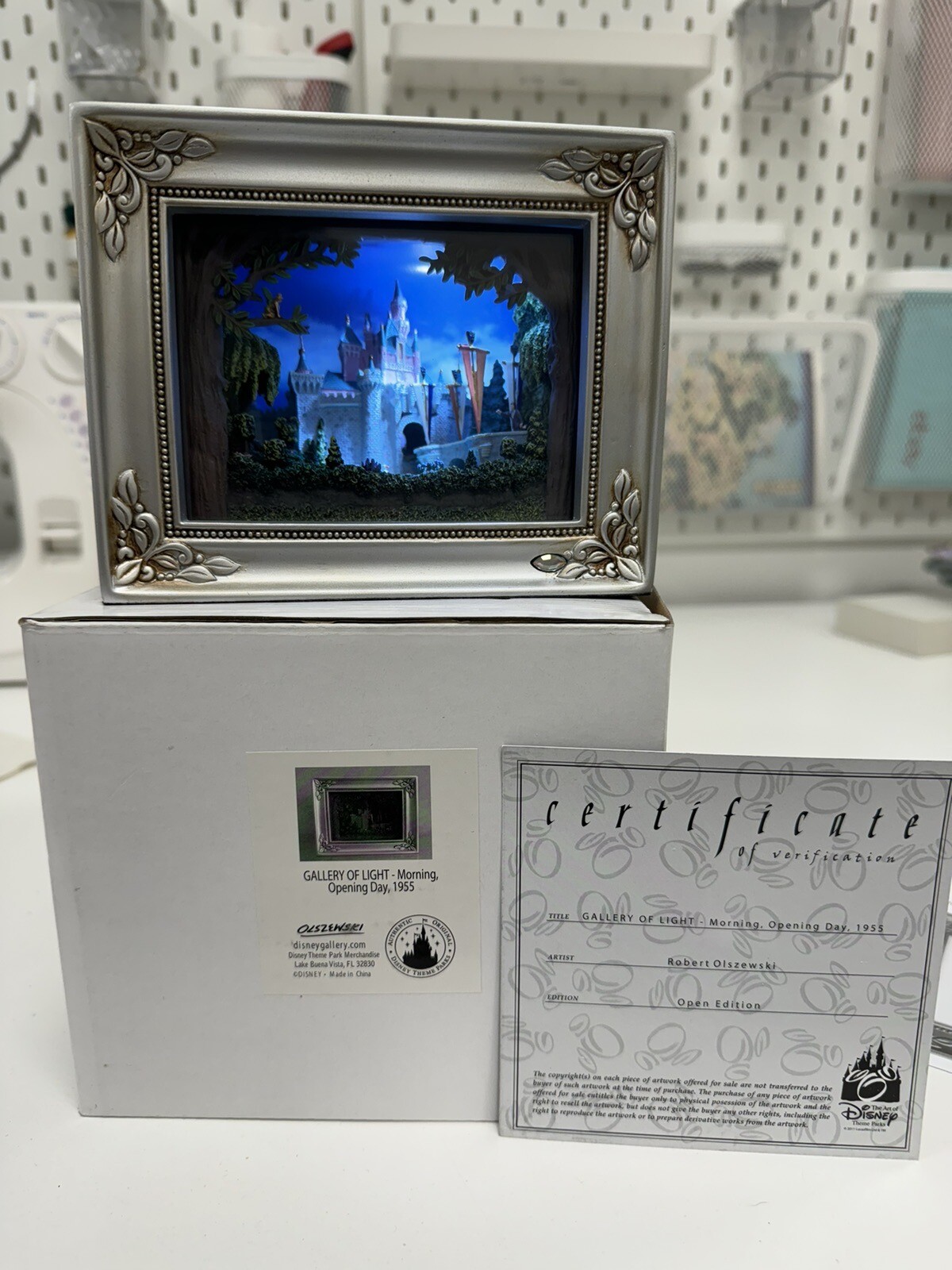 Very Rare Olszewski Gallery Of Light Disney Morning Opening Day 1955 eBay