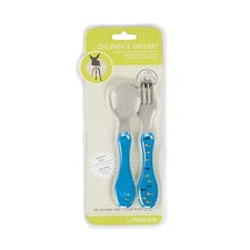Lassig Kids Cutlery Stainless Steel, Shark Ocean